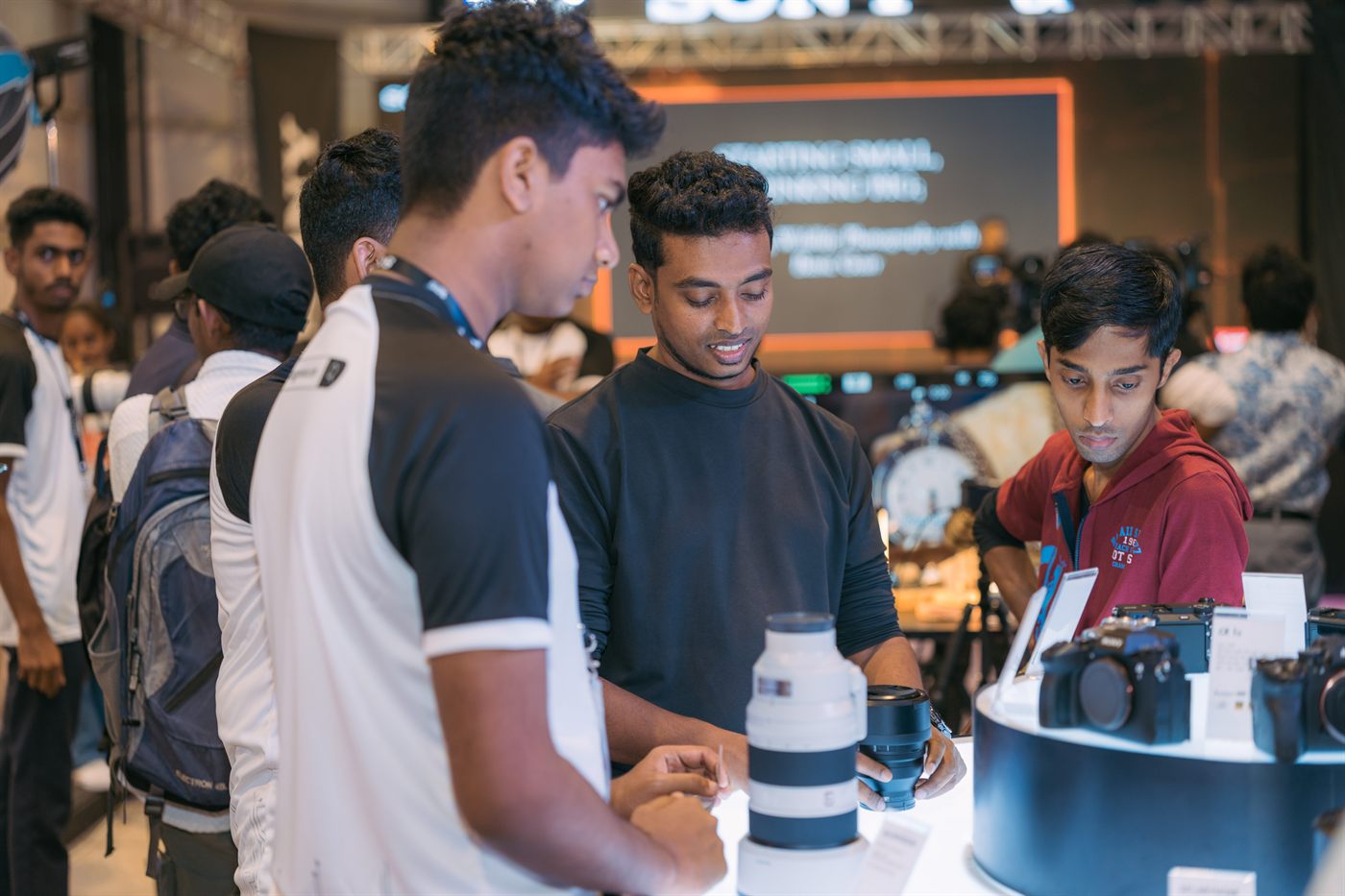 Latest lenses and accessories on display